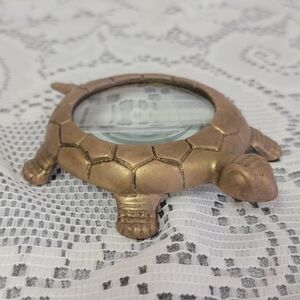 Brass Turtle Magnifying Glass